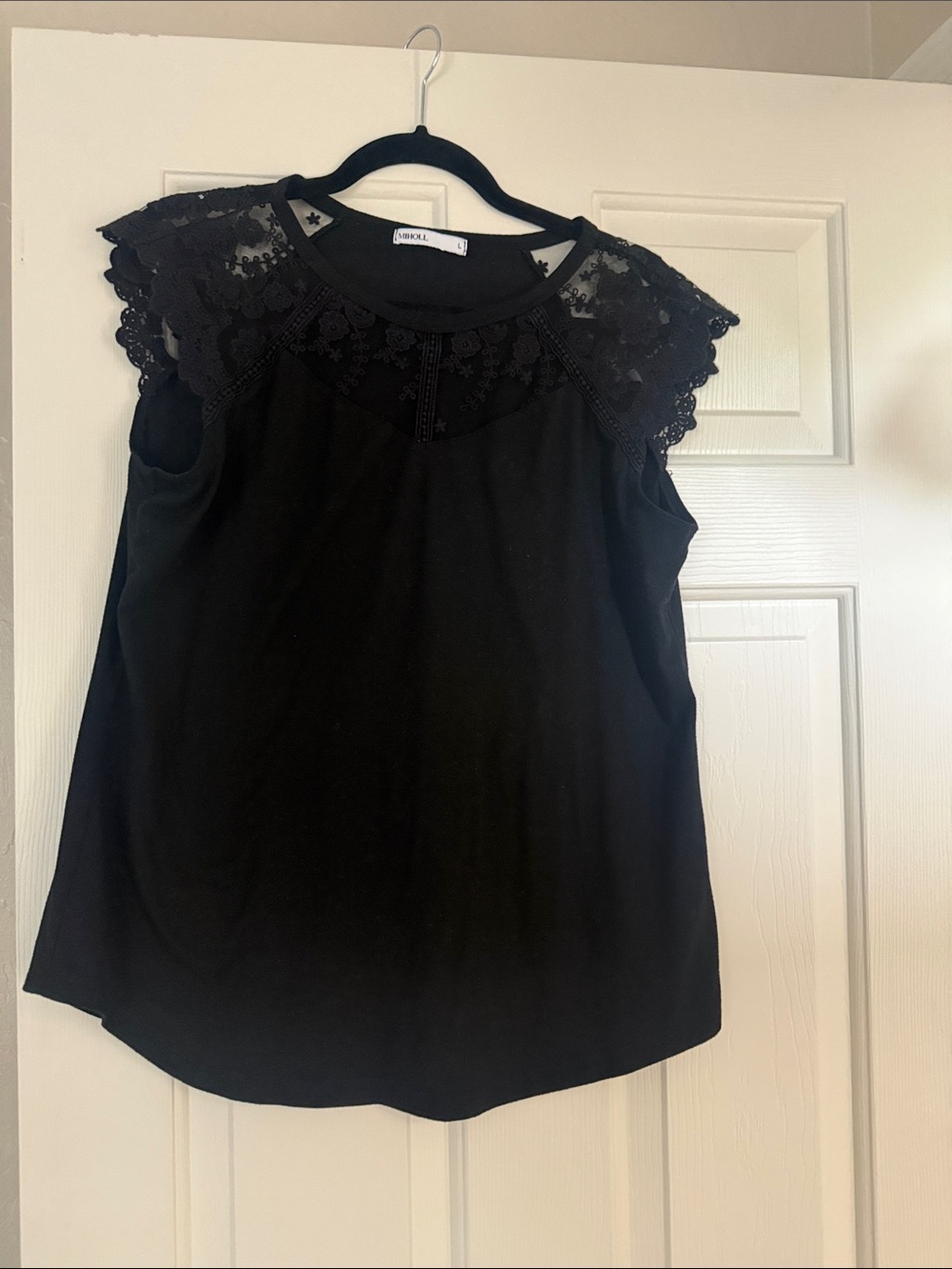 Black Lace detailed camisole